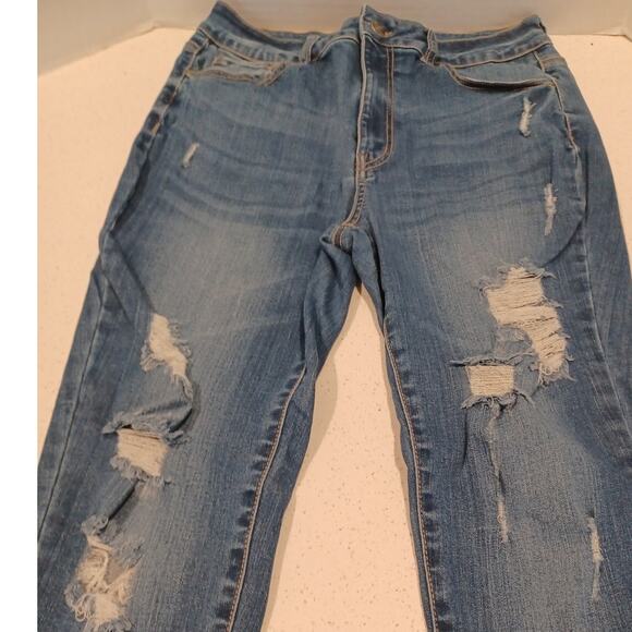 WAX JEANS Los Angeles California Women's Blue Jeans Size 13/31 - Picture 2 of 6